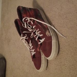 Patterned High-Top Vans